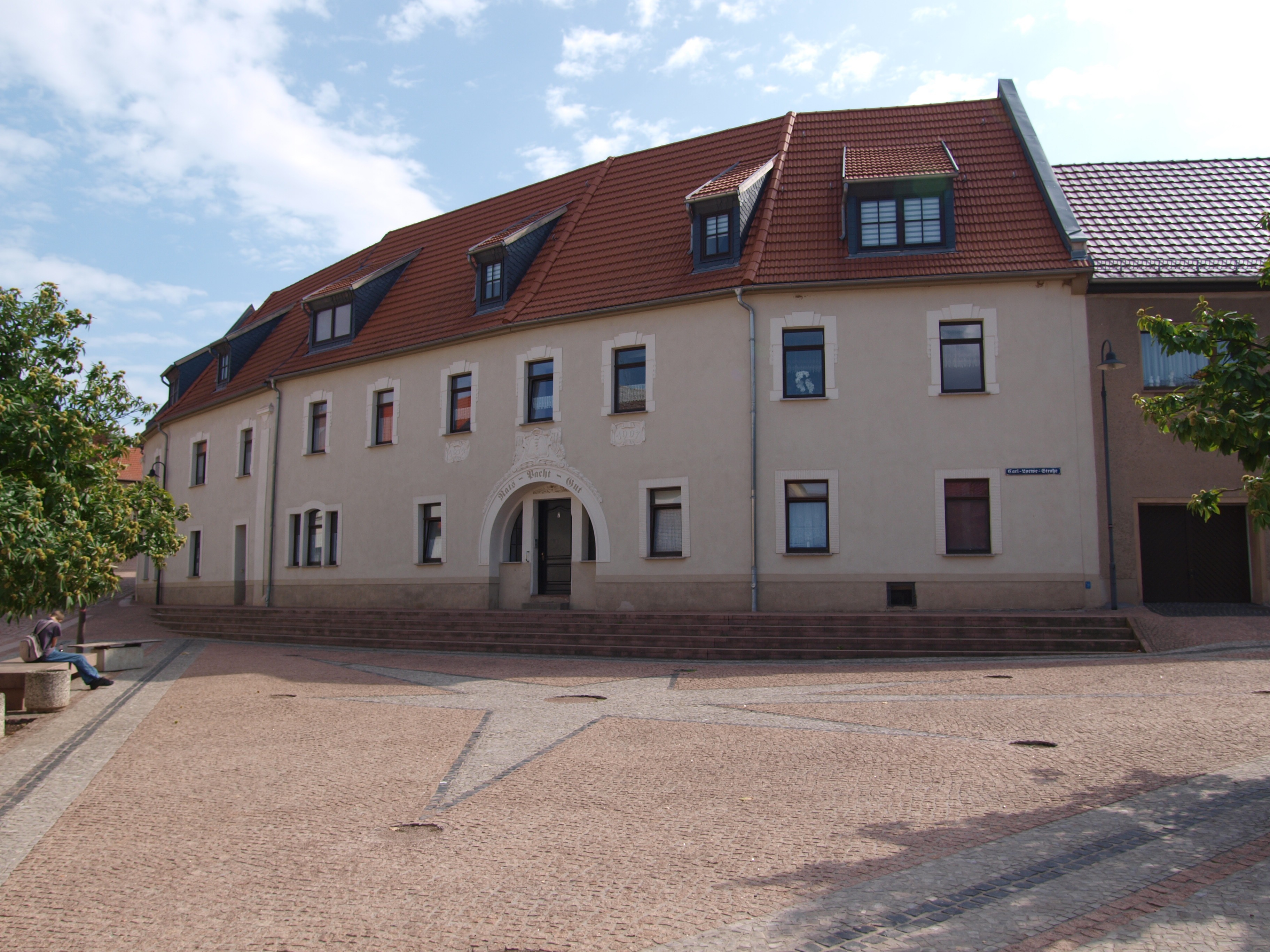 1556 Mehrfamilienhaus in Löbejün - Blick vom Marktplatz