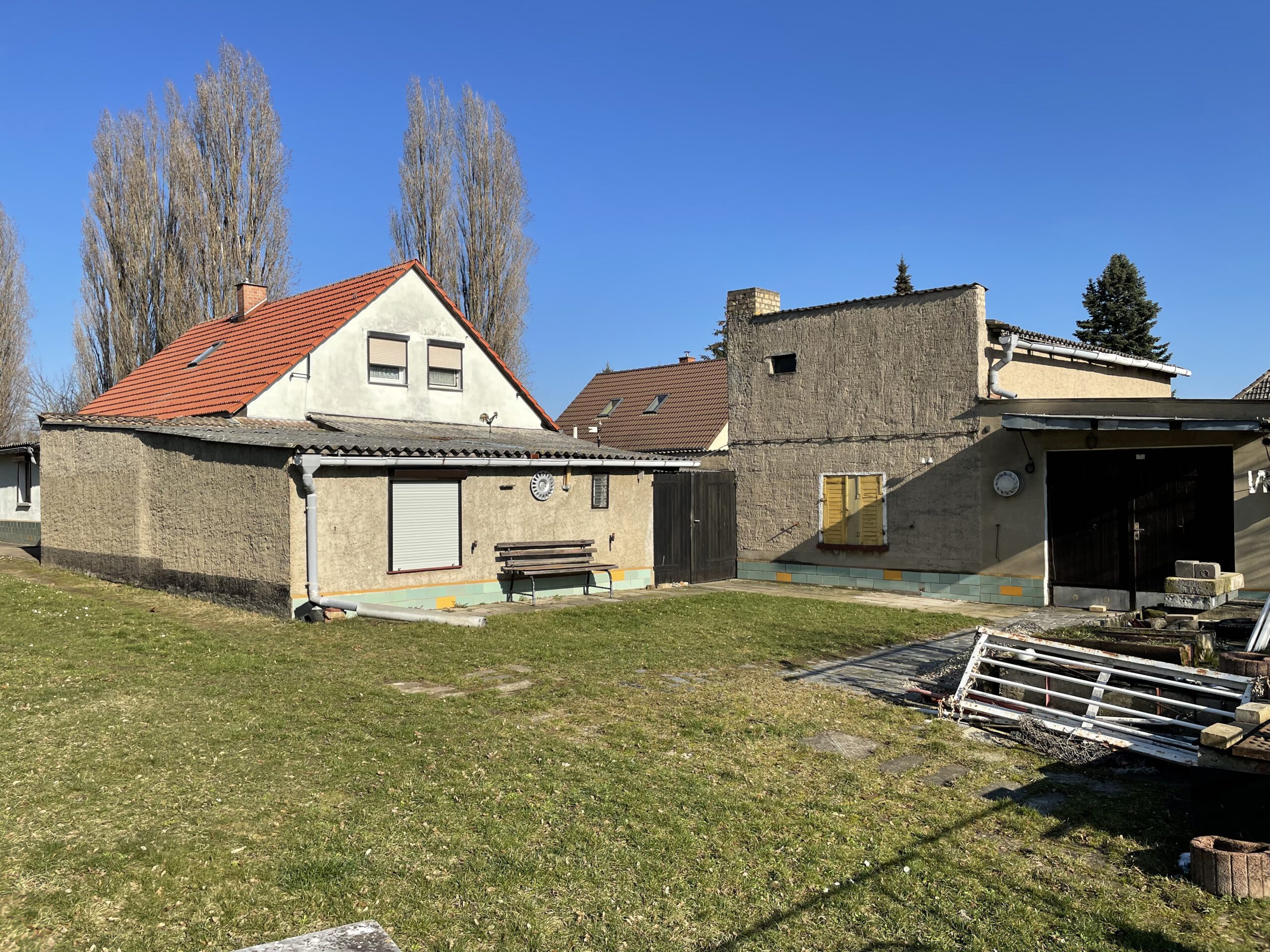 Einfamilienhaus in Fienstedt - Blick vom Garten