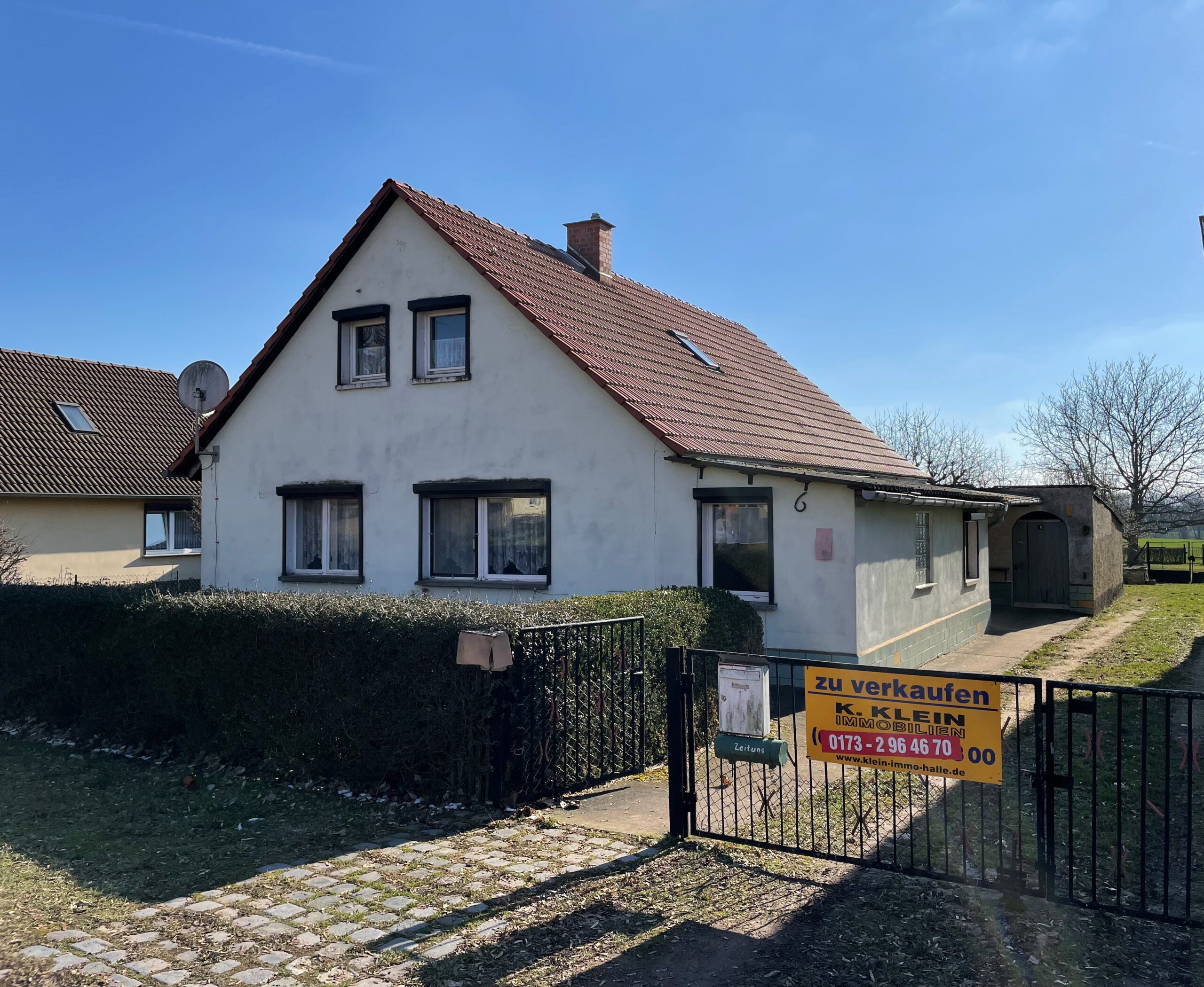 Einfamilienhaus in Fienstedt - Straßenansicht