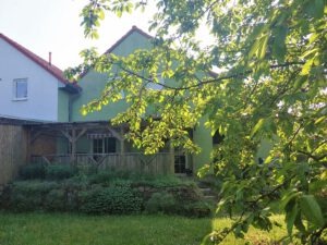 Einfamilienhaus Oppin - Blick vom Garten