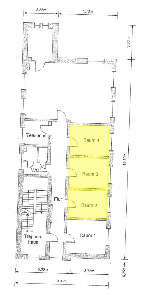 Mietobjekt - Grundriss
