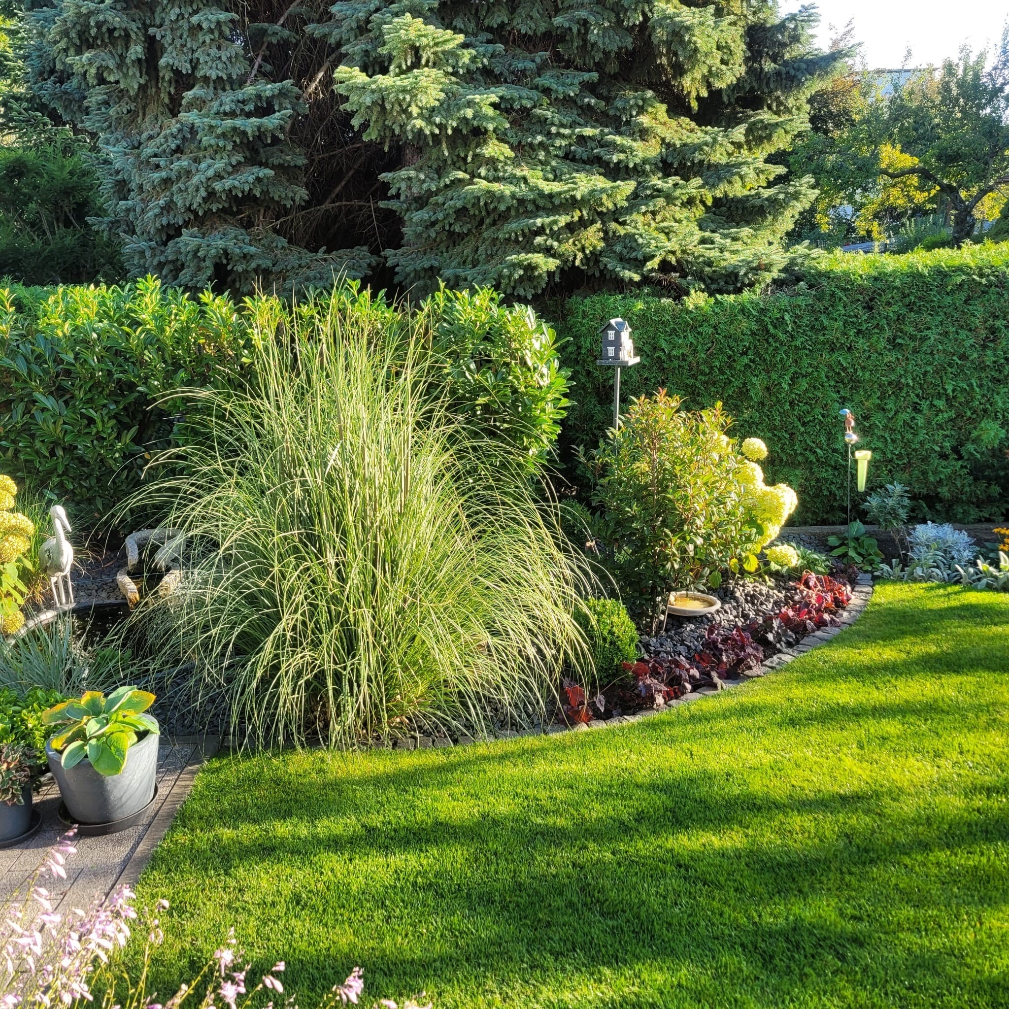 Zweigenerationenhaus - Detail Garten