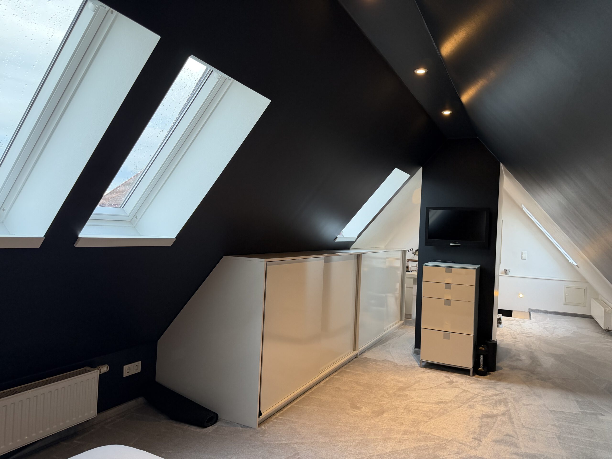 Zweigenerationenhaus - Detail Spitzboden