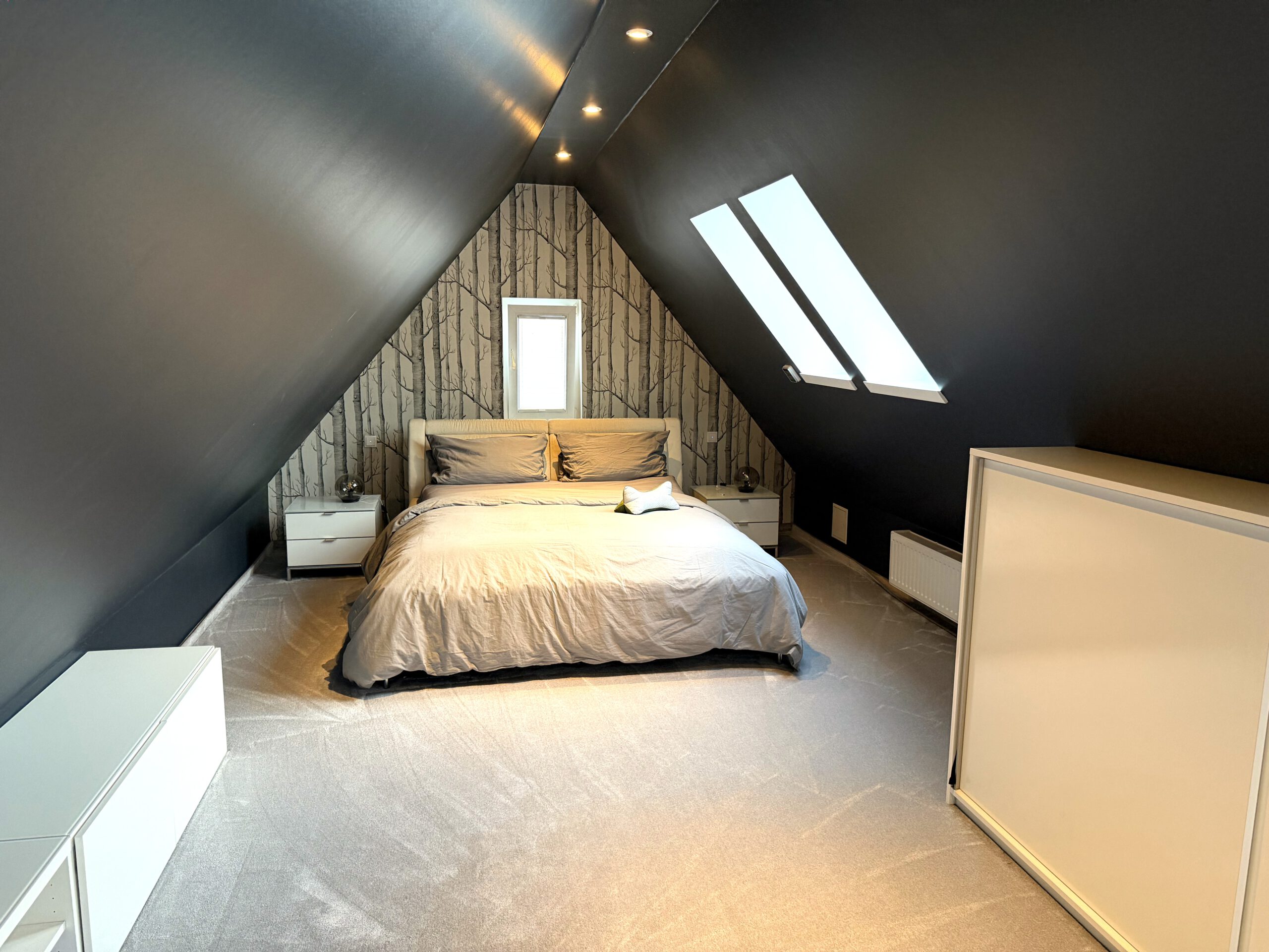 Zweigenerationenhaus - Schlafbereich im Spitzboden