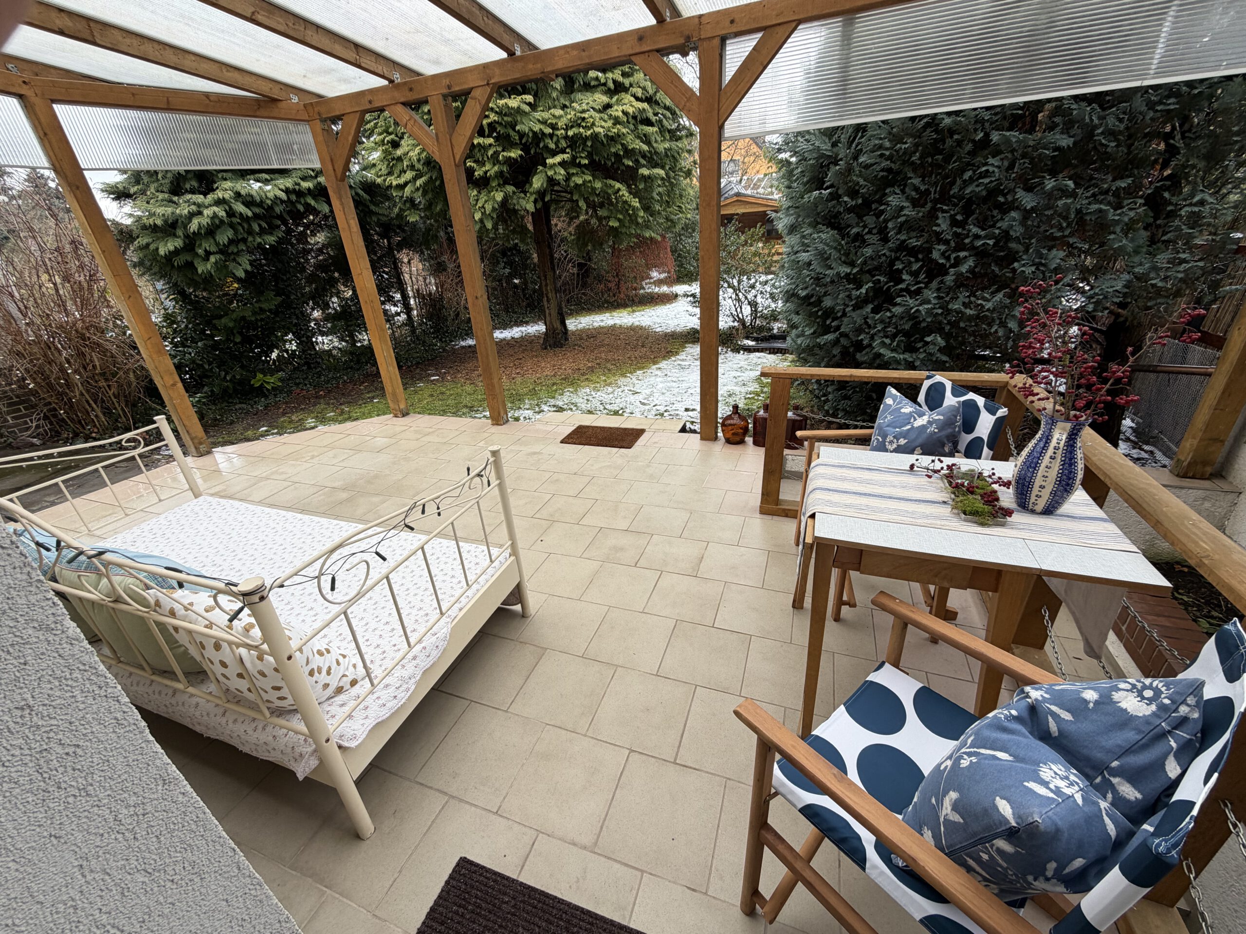 Einfamilienhaus Frohe Zukunft - Terrasse