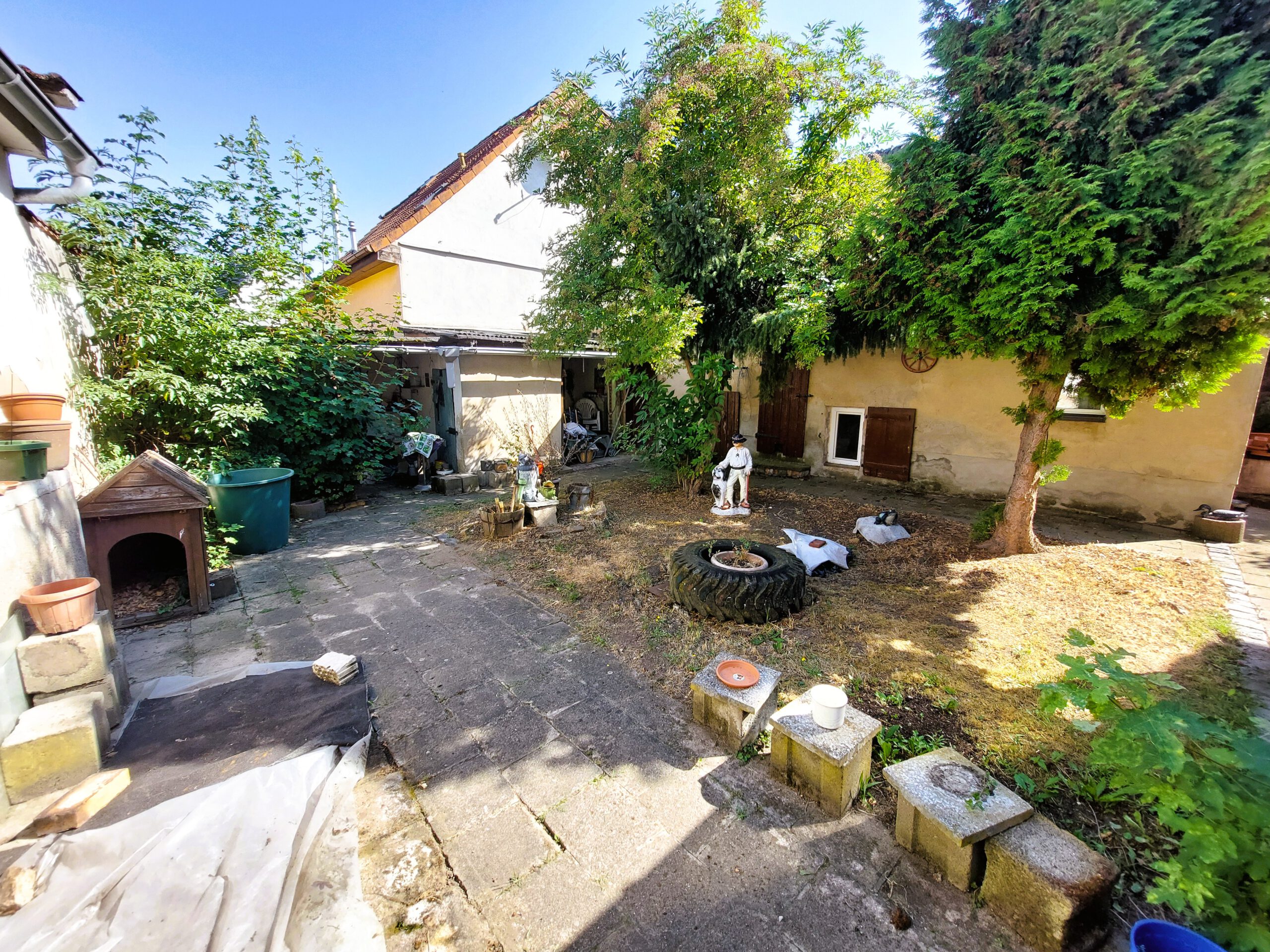 Einfamilienhaus in Niemberg - Blick vom Garten