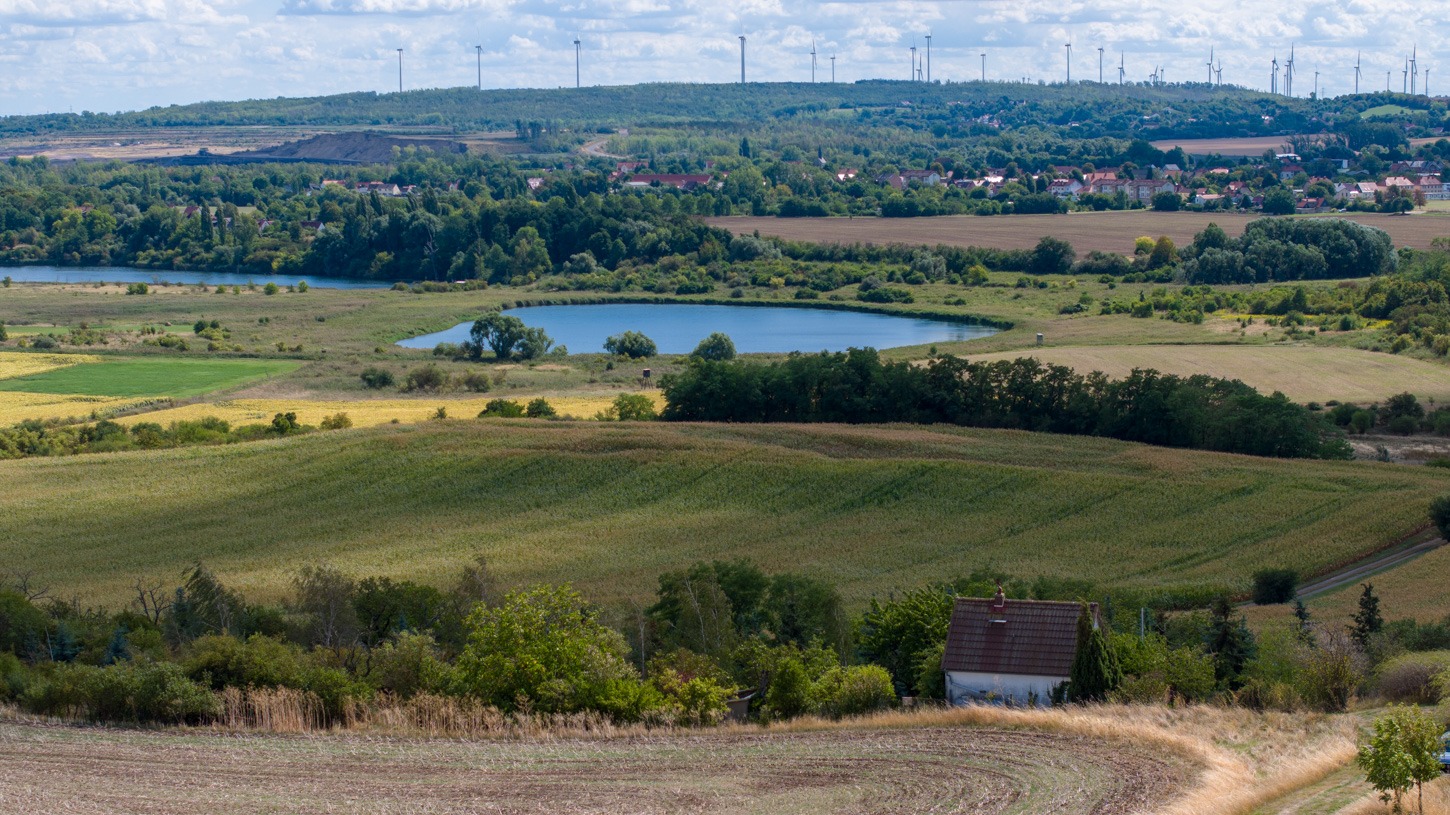 Erholungsgrunstück Erdeborn - Blick zum Salzigen See